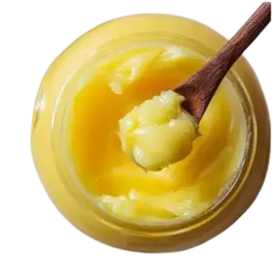 The Benefits of Foot Massage with Ghee Another great way is to massage our feet with coconut oil or pure Ghee after going to bed and then go to sleep for better sleep.After the massage, wipe your feet well with a cloth or paper so that your feet are not slippery when you wake up in the morning.
